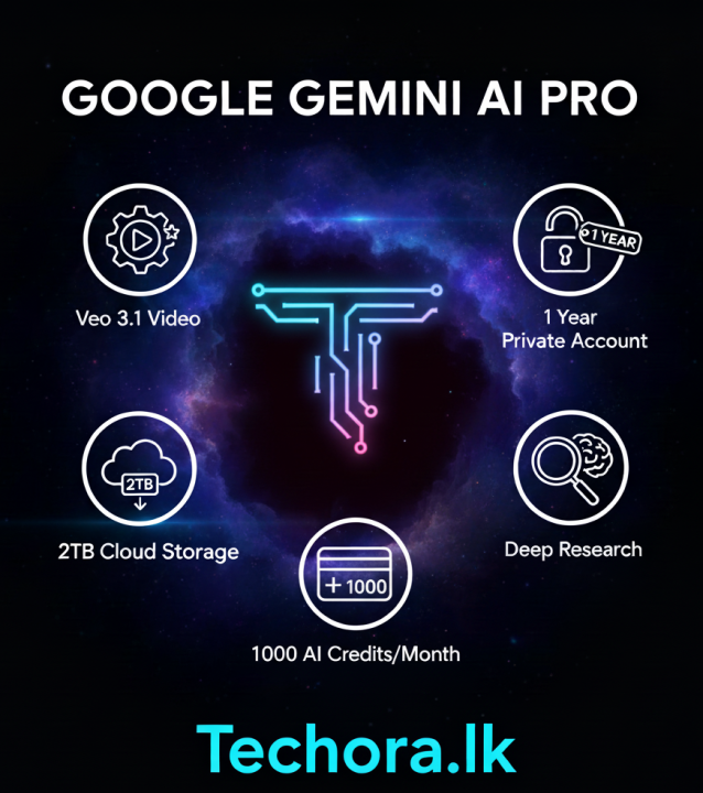 Google Gemini AI Pro + Veo 3.1 Video – 1 Year Private Account | Techora ...