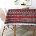 【ZOSR】Pastoral Style Lace Tablecloth 2 4 6 Seater Rectangular Dining Table Cloth Dustproof Round Table Cover. 