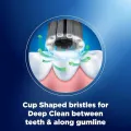 Oral B Cavity Defense 123 Black Manual Toothbrush for adults with charcoal extract- Medium (Pack of 4) FROM INDIA (SAM). 