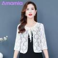 Women Lace Cardigan Boho Floral Embroidered Lace-up Shawl Jacket for Women Stylish Sun Protection Coat with Hollow Out Design Perfect for Fall Spring Seasons Women Lace Jackets. 