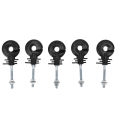 100x Electric Fence Wood Post Insulators Polyrope Farm Fence Insulator. 