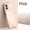 COROGI for OPPO A77s Back Cover Luxury 6D Plating Frame Square Shiny Cases Camera Lens Protection Soft Silicone Protective Phone Case for Girl Boy. 