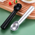 New Ice Cream Scoop / Portable Aluminum Alloy Non-stick Anti-feeze Ice Cream Scoop Spoon / Fruit Watermelon Baller Scoop Home Kitchen Accessories. 