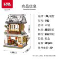 LOZ IDEAS Mini Block Street 1741 / 1742 / 1743 / 1744 China Ancient Street Building Brick Shop Store. 