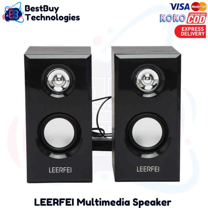 LEERFEI Multimedia Speakers E-1014 For Laptop/PC