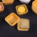 100Pcs Party Cake Plastic Crisp Cake Tray Cookies Plate Wedding Egg Candy Wrapper Packaging Handmade Festival Moon Inner Holder Packing Mooncake Yolk. 