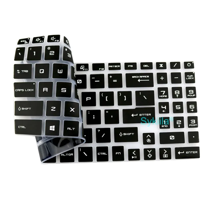 Keyboard%20Cover%20For%20Bravo%2015%20Bravo%2017%20A4ddr%20Silicone%20Tpu%20Protector%20Skin%20Case%2015.6%2017.3%20Gaming%20Lap%20Accessories%20Clear%20Black%20-%20Image%203