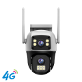 High-Resolution 4G PTZ Outdoor Security 2Mp Camera with Dual Night Vision Lens, Pan/Tilt, and Two-Way Audio (code:1026b). 