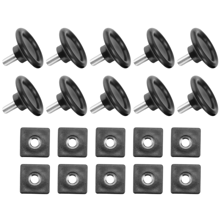Leveling Foot Insert 45mm Base Adjustable Leveling Foot 25mmx25mm Square Tube Insert Kit ...