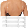 Plastic Buckle Bra Straps Belt Women's Elastic Transparent Silicone Adjustable Invisible Intimates Women Accessories. 