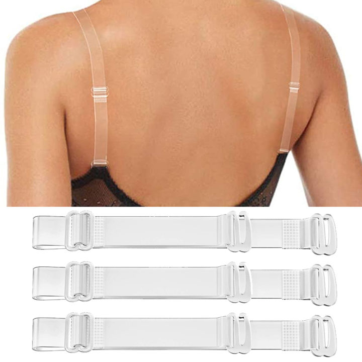 Plastic%20Buckle%20Bra%20Straps%20Belt%20Women's%20Elastic%20Transparent%20Silicone%20Adjustable%20Invisible%20Intimates%20Women%20Accessories%20-%20Image%202