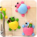 Cute Cartoon For Turtle Toothbrush Holder Suction Cup Wall Mount Toothpaste Pencil Pen Container Travel Storage Organize. 