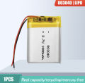 803040 3.7v 1000mAh Li-ion Li-Po Cells Lithium Polymer Rechargeable Battery For Bluetooth GPS MP3 MP4 Recorder. 