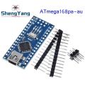 Nano Atmega168 controller compatible for arduino nano Atmega168PA-AU CH340 CH340C replace CH340G USB driver. 