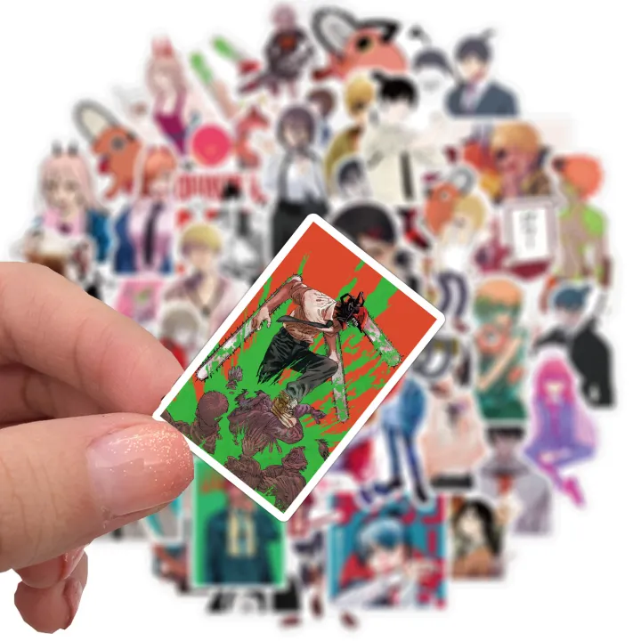 50Pcs%20Chainsaw%20Man%20Anime%20Stickers%20Denzi%20%20Pochita%20Makima%20Hayakawa%20Aki%20Fridge%20Skateboard%20Graffiti%20Phone%20Suitcase%20Waterproof%20Sticker%20Decoration%20Toy%20Decal%20-%20Image%202