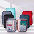 Wallet Family Passport Holder Travel Document Storage Organizer Portable Waterproof Document Bag Cardholder Storage Accessories. 