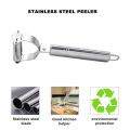 Stainless Steel Fruit Vegetable Peeler Planer Cutter Grater Kitchen Gadgets Silver. 