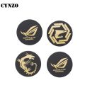 Computer 12CM Case Fan Stickers for AORUS/ROG/MSI Gold-plated Chassis Decorative Stickers DIY PC Accessories 3pcs. 