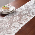 【ZOSR】 Exquisite Table Runner Beautifully Crafted Soft Touch Table Runner with Fringed Trim Perfect Home Accessory. 
