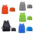 Zipper Foldable Backpack Casual School Bag Large Capacity Lightweight Nylon Bag Shoulders Bag Solid Color Sport Shoulder Bag Outdoor. 