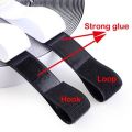 【5m 2Rolls(Hook+Loop) Velcro Tape Strong Self Adhesive Tape, Loop Fastener Tape Nylon Sticker Velcros with Glue [1m x 20mm][4.8m x 20mm]. 