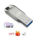 New USB 3.0 Flash Drives 2TB Metal High Speed Pendrive 1TB 512GB Usb Drive Portable SSD Memoria Usb Flash Disk TYPE-C Adapter. 