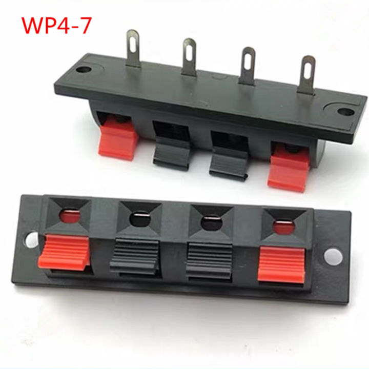 【New-store】 2pcs/lot Wp Copper 4 Pin Speaker Amplifier Wire Clip Audio ...