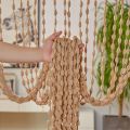 Window Door Curtain Beaded String Curtain Solid Color *2M Beaded Door Curtain Tassel Tassel Window Curtain Home Decor. 
