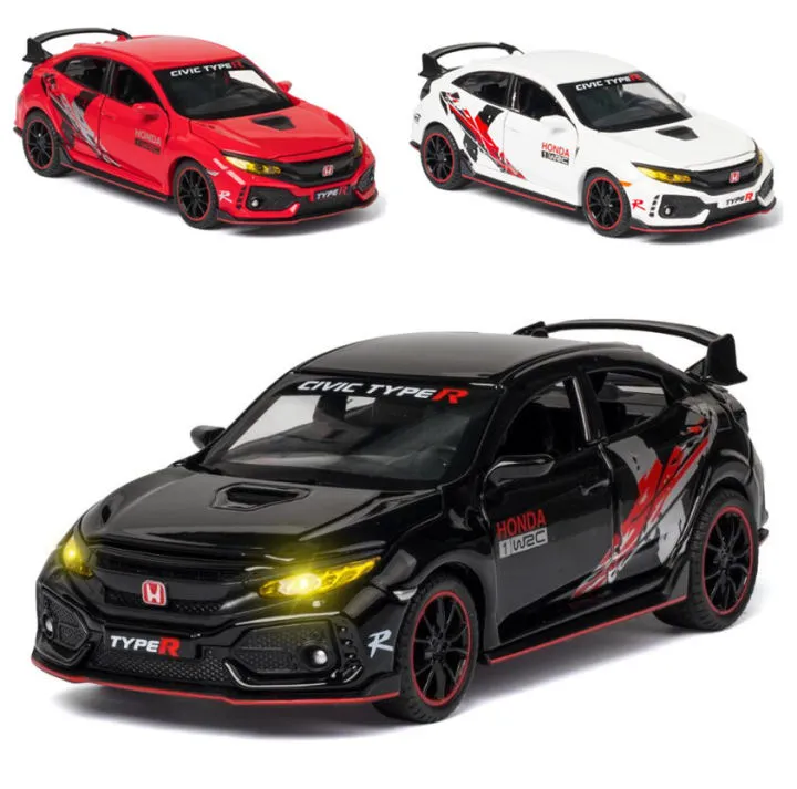 1:32%20HONDA%20CIVIC%20TYPE-R%20Alloy%20Car%20Model%20Diecasts%20&%20Toy%20Vehicles%20Metal%20Sports%20Car%20Sound%20and%20Light%20Collection%20Gift%20-%20Image%202