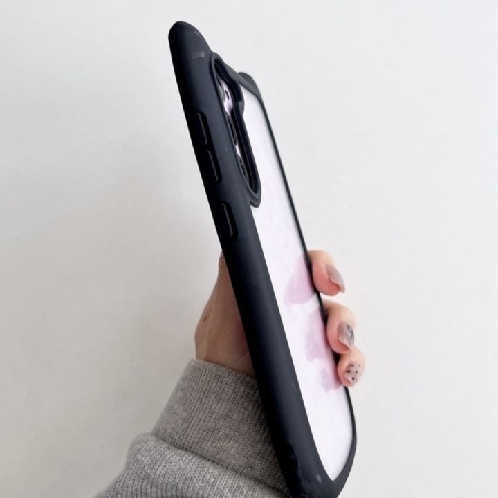 Korean%20Cute%20Candy%20Color%203D%20Cat%20Ears%20Transparent%20Case%20Samsung%20Galaxy%20S25%20S24%20S23%20Ulra%20Plus%20Kawaii%20Shockproof%20Soft%20Border%20Cover%20-%20Image%205