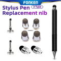 Head Touch Rubber Tip Drawing Touch Screen Pen 1 in Fonken2 Universal Capacitive Stylus Replacement Disc. 
