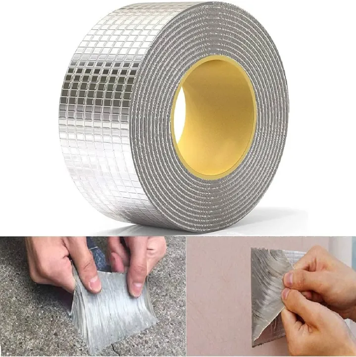 Super%20Sticky%20Aluminum%20Foil%20Butyl%20Rubber%20Tape%20Self%20Adhesive%20Waterproof%20for%20Roof%20Pipe%20Repair%20Tape%205m%20-%20Image%202