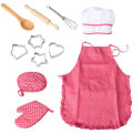 Kids Cooking Utensils Vivid Appearance Dress Up Clothes Kids Chef Combo. 