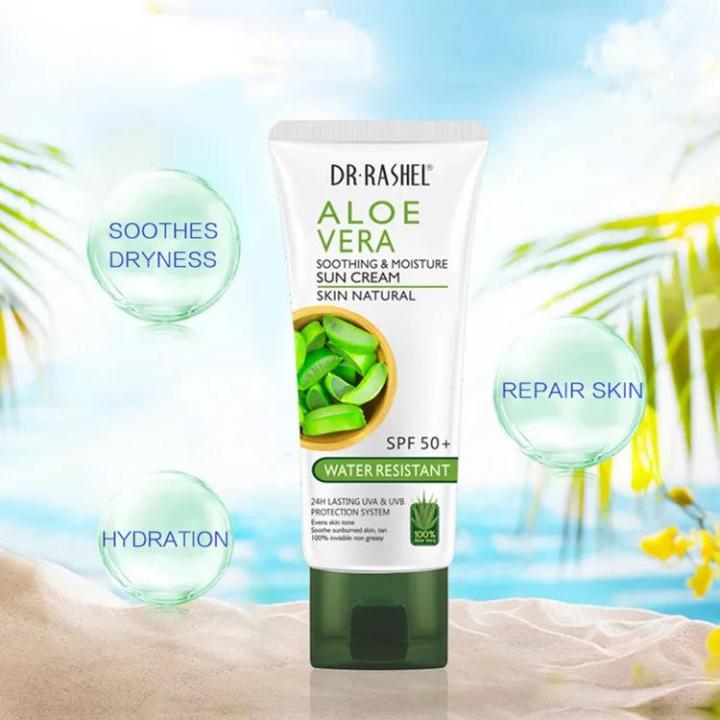 DR.RASHEL%20Aloe%20Vera%20Soothing%20&%20Moisture%20Sun%20Cream%20SPF%2050+%2060g%20-%20Image%202
