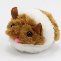 1 PCs Realistic Lifelike Plush Mouse Running Rat Toy for Interactive Play with Cats and Dogs. 