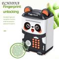 Fingerprint Piggy Bank Smart Panda Piggy Bank with Fingerprint Unlock Battery Operated Coin Cash for Kids Perfect Birthday Gift for Boys Girls Children Money Box. 