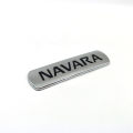 For Nissan Navara Rear Back Logo Plate Emblems Sticker Decal Frontier Pickup D21 D22 D23 D40 Side Door Chrome Nameplate. 