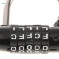 3X Case Combination Lock Padlock Black 5-digit resettable. 