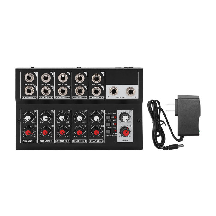 10%20Channel%20Mixing%20Console%20Audios%20Mixer%20Sound%20Mixing%20Board%20W/%202%20Main%20Volume%20Knobs%20-%20Image%204