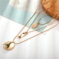 Gold Multi Layer Necklace for Women Girl Layered Necklaces Collares B37206. 