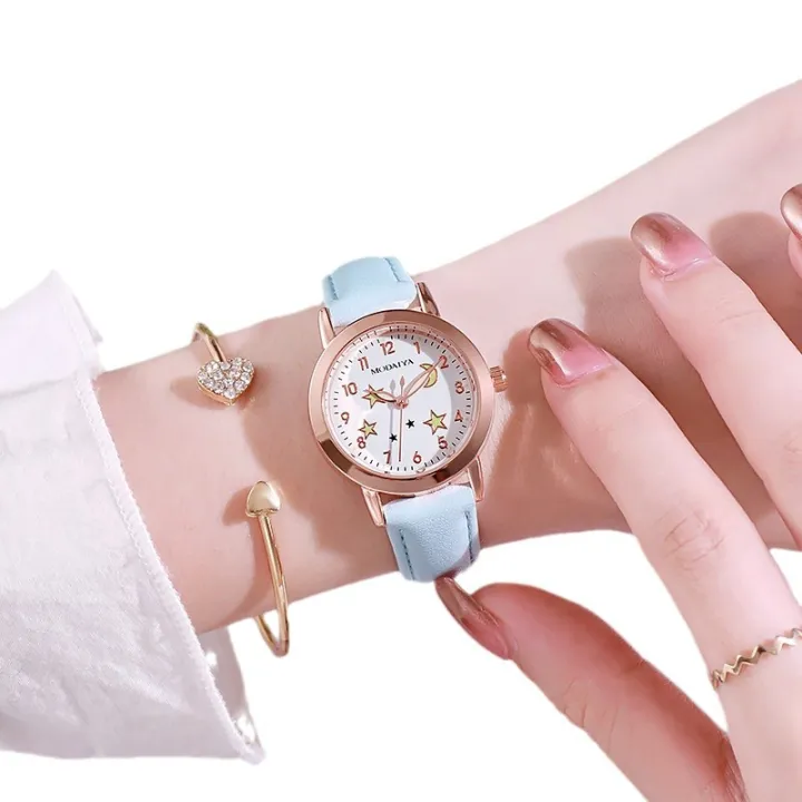 Qingwen%20%20Digital%20Watch%20Women's%20Korean-Style%20Simple%20Girl%20Girls'%20Waterproof%20Middle%20School%20Student%20Love%20Girl%20XINGX%20Luminous%20Watch%20-%20Image%205