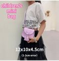 PU Leather Children Small Shoulder Bag Cute Princess Accessories Kids Coin Purse Handbags Cute Girls Baby Tassel Crossbody Bags. 