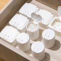 Simple Pop-up Press Type Cotton Swab Storage Box Classification Storage Box. 