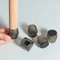 1/4Pcs Chair Leg Caps Rubber Feet Protector Stool Table Furniture Leg Cover Non Slip Felt Bottom Pads Round Square Floor Protectors. 