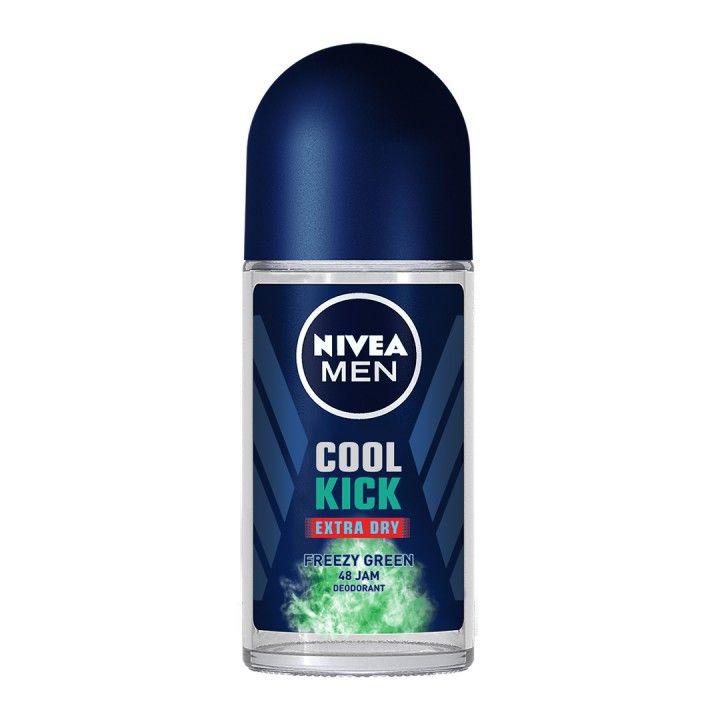 NIVEA Men Cool Kick Extra Dry 50Ml Deodorant Originals ​48 Hours