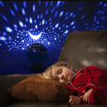 Dreamy Rotating Night Light Projector Lamp with Starry Sky, Star Master, and Unicorn Motifs for Baby's Sleep ,LED Romantic Projection Lamp with USB/AA Battery Power Options. 