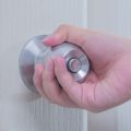 Stainless Steel Round Ball Privacy Door Knob Set Bathroom Handle Lock With Key For Home Door. 