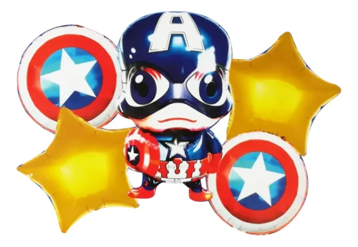 5%20Pcs%20Captain%20America%20Foil%20Balloon%20Pack%20-%20Themed%20Birthday%20Party%20Balloons%20for%20Kids%20-%20Party%20Decorations%20Super%20Heo%20Avengers%20Captain%20America%20Design%20-%20Image%202