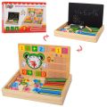 Multi Functional Operation Learning Box for Kids  Wooden Computation Operation Box for Basic Math Calculations. 