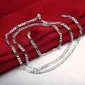 Hip-pop chain with box - Silver / Gold Plated - Unisex chain necklace for men and women. 